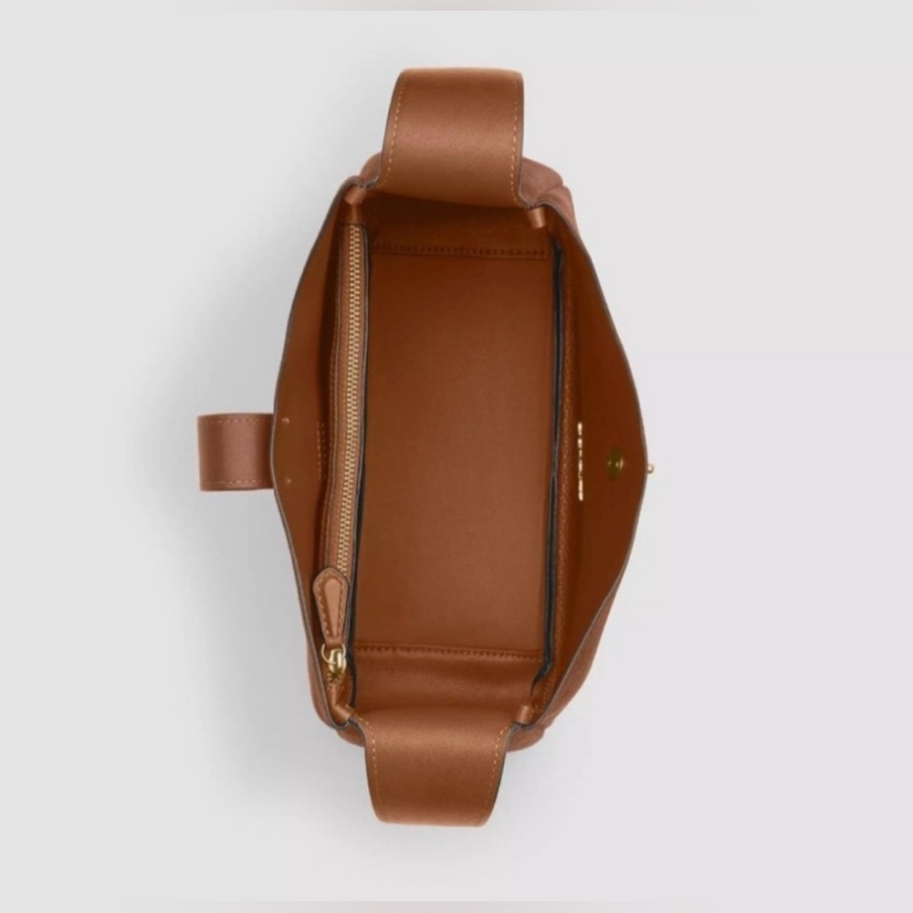 NEW Coach Hadley Convertible Crossbody Bag Suede CW004 Color: Sienna - Picture 9 of 11